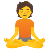 emoji medita